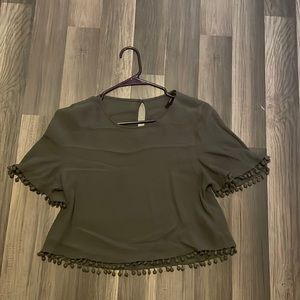 Olive Green Top